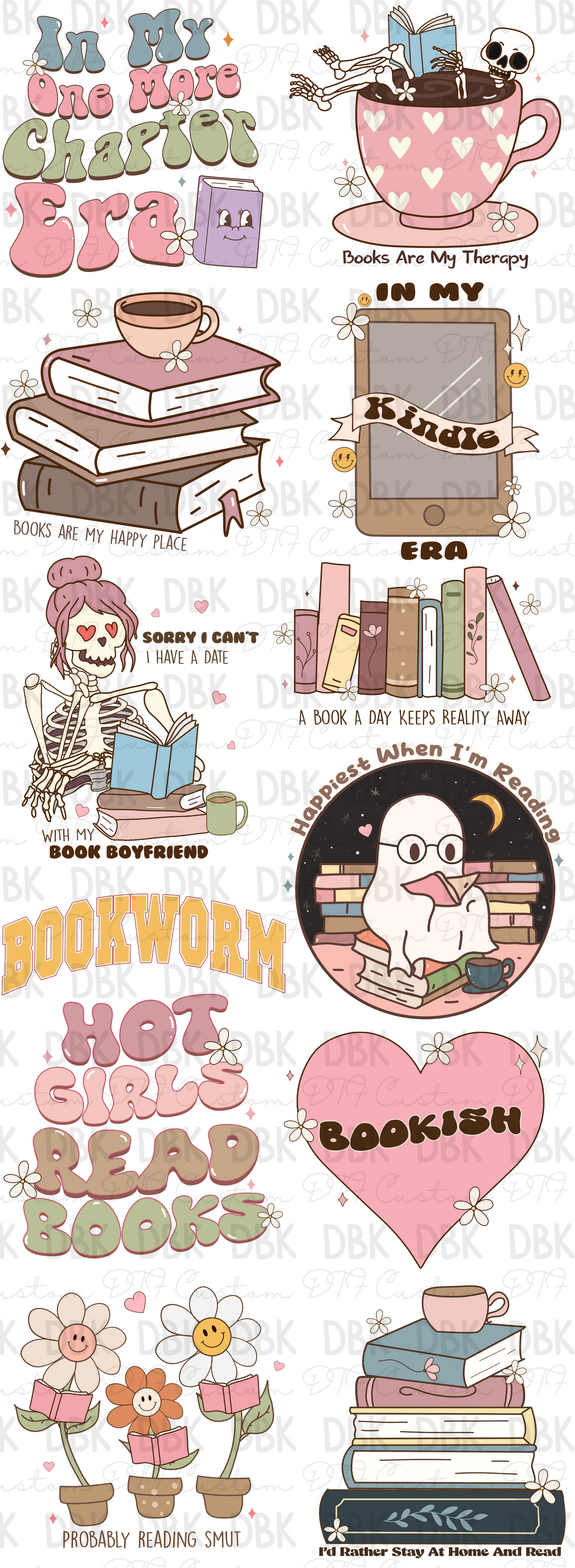 Books Pre-Made Gang Sheet P46