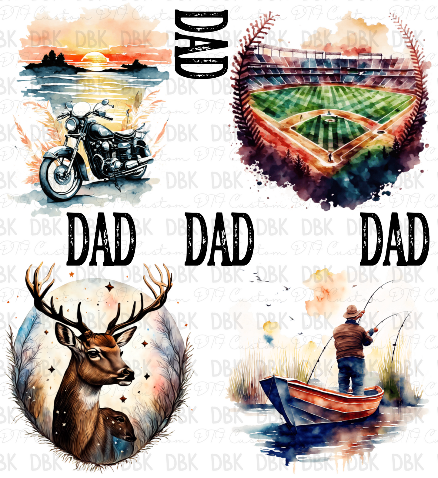 Dad Pre-Made Gang Sheet P59