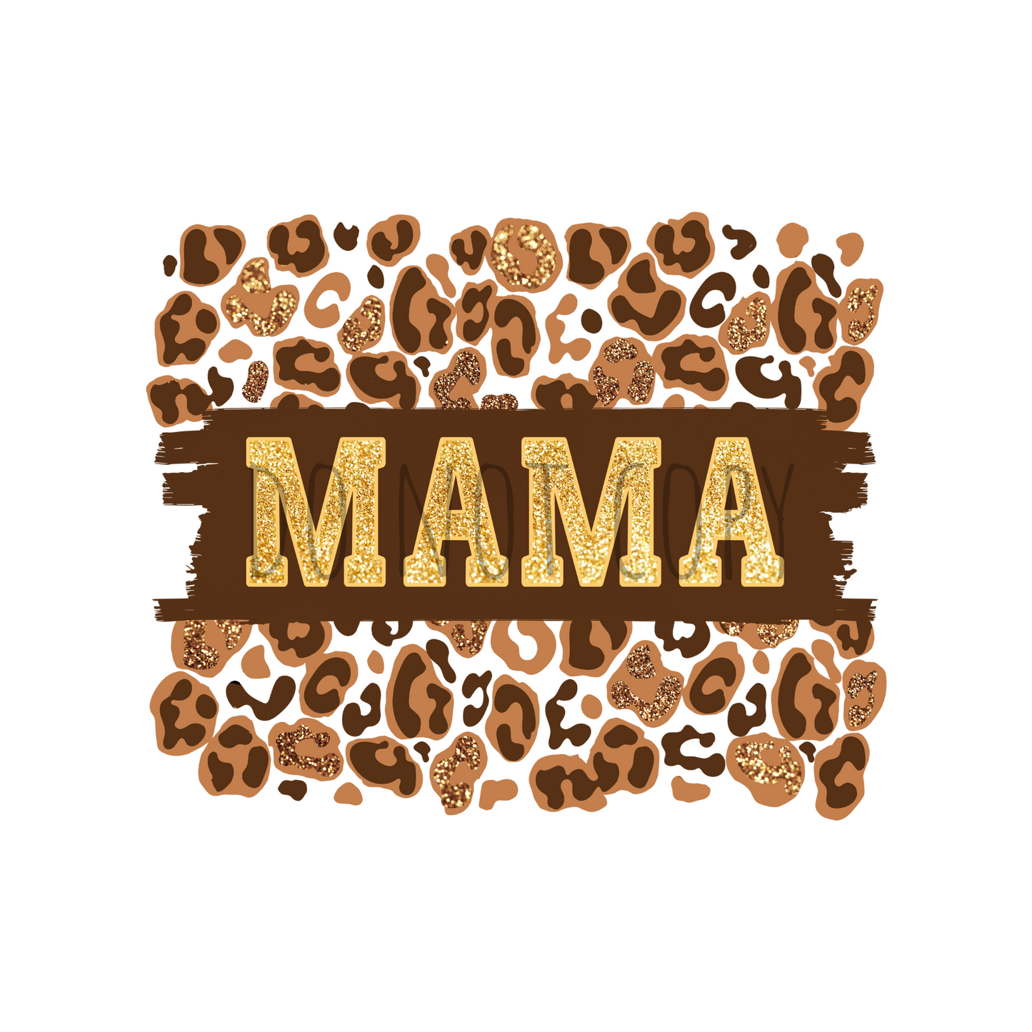 Tan MAMA DTF transfer N154