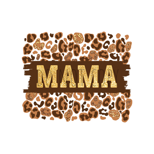 Tan MAMA DTF transfer N154