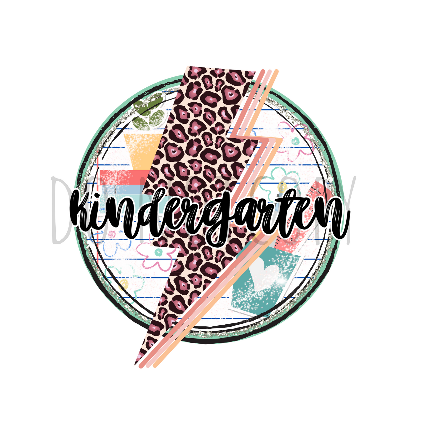 Kindergarten DTF transfer A27