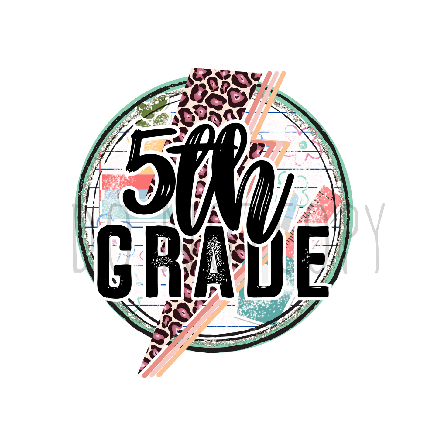 5th Grade DTF transfer A84