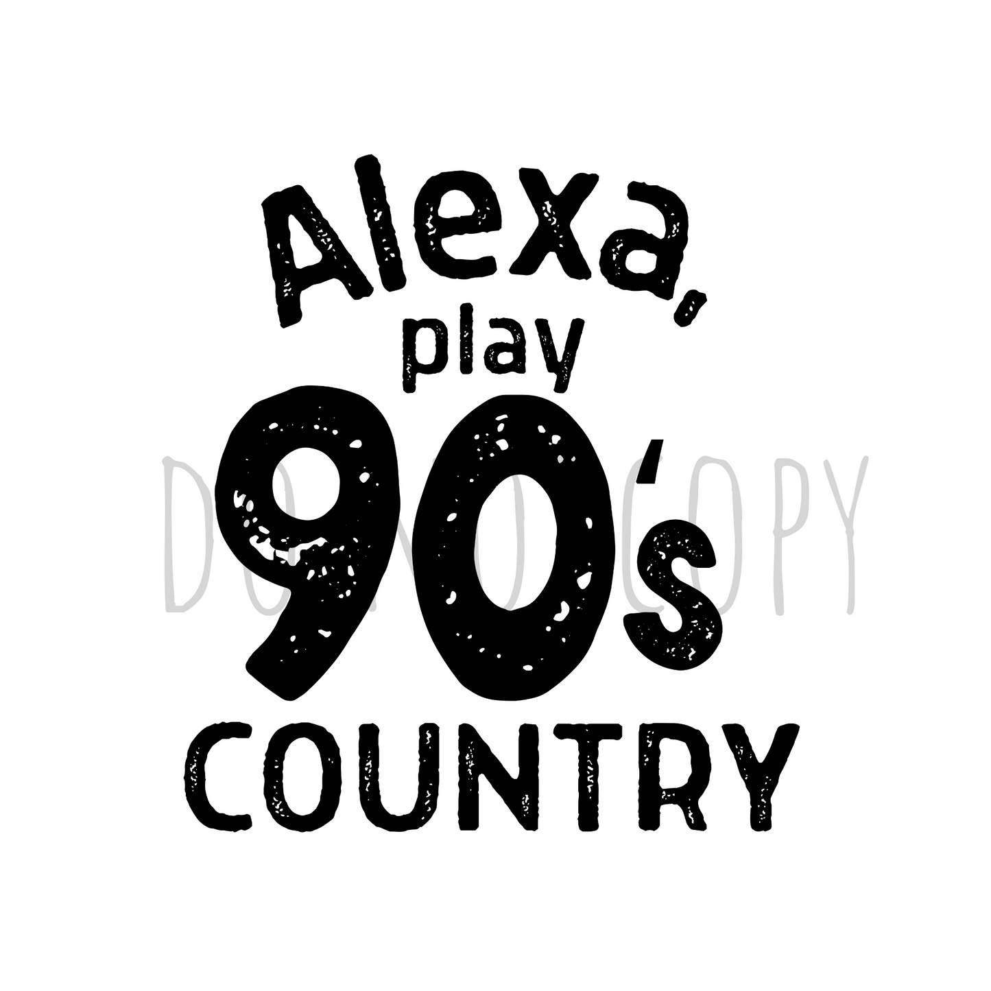 90’s county DTF transfer