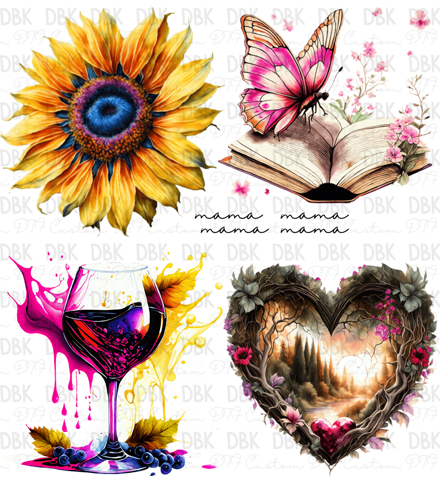 Mom Pre-Made Gang Sheet P60