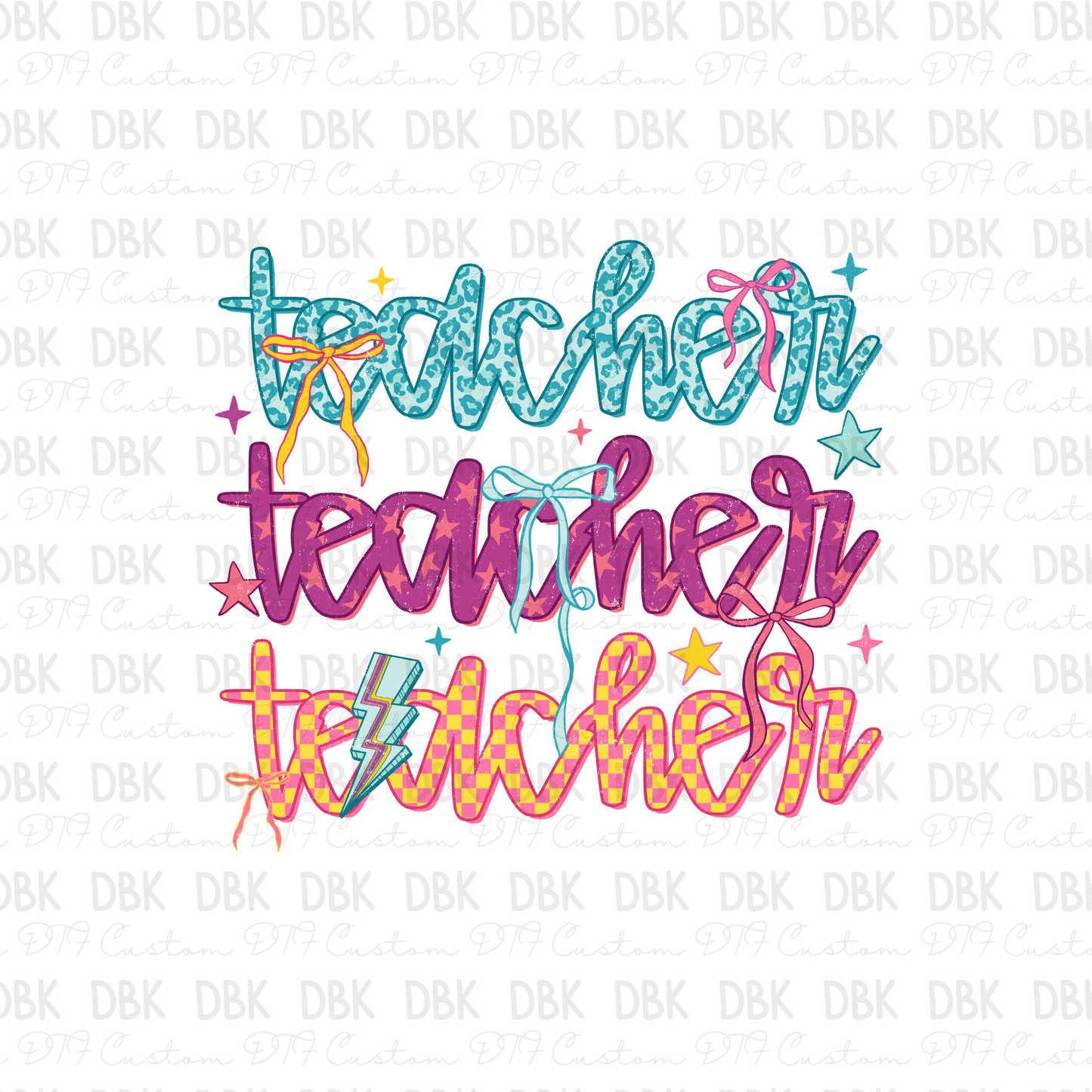 Teacher DTF Transfer
