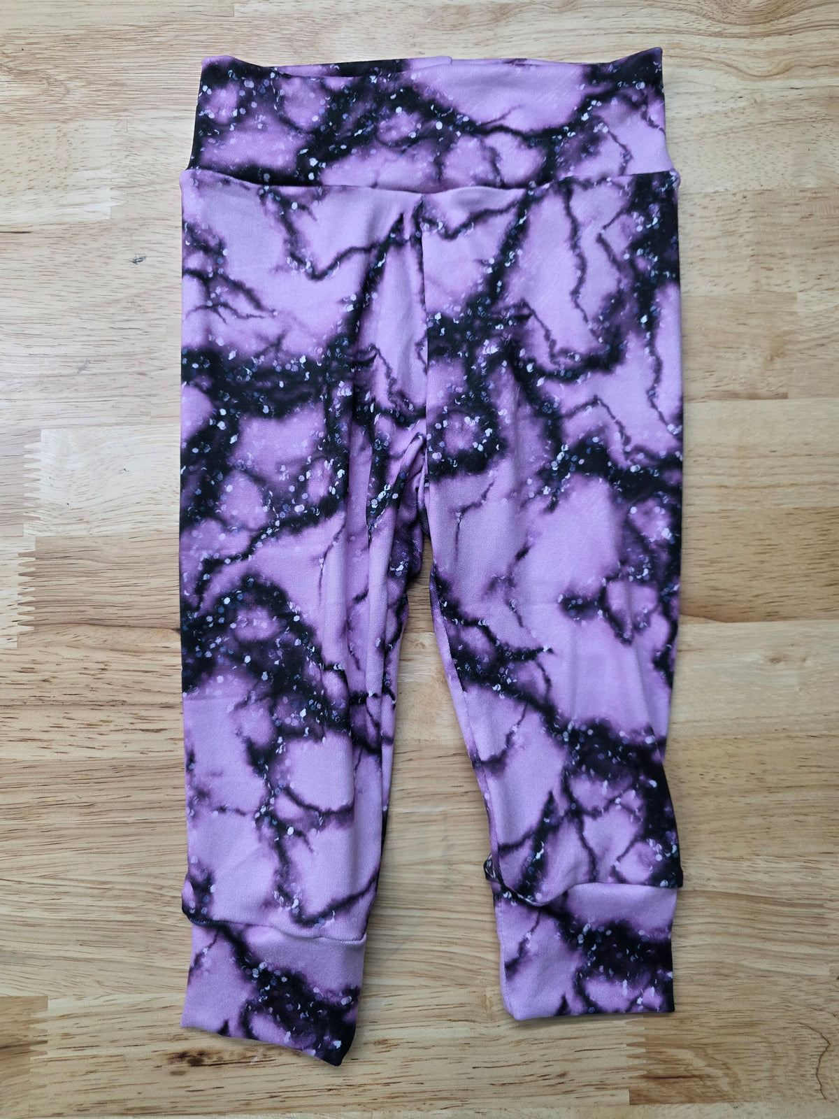 6-12M Purple Halloween Crackle Pants NEW DBK