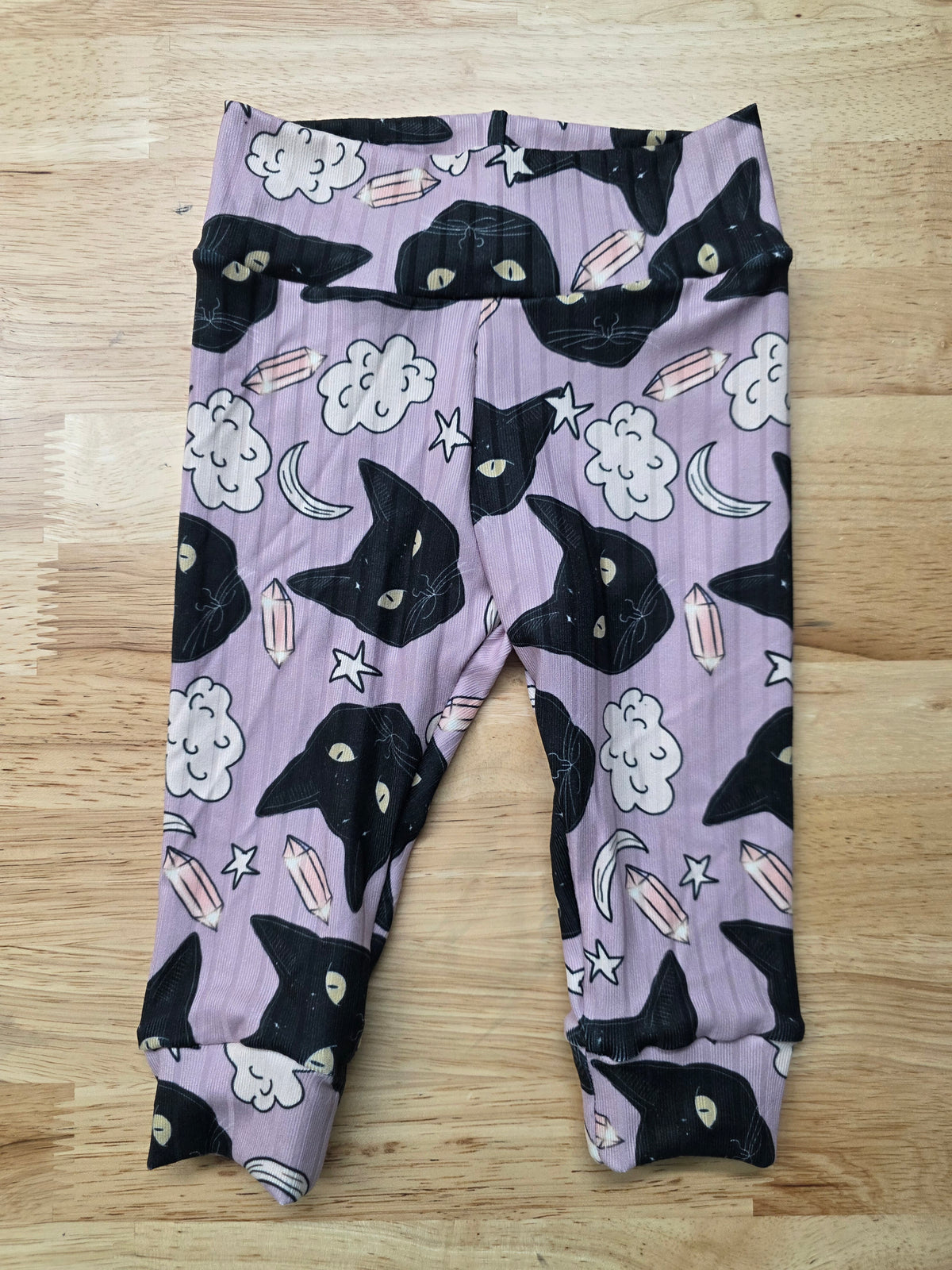 3-6M Black Cat Pants NEW DBK