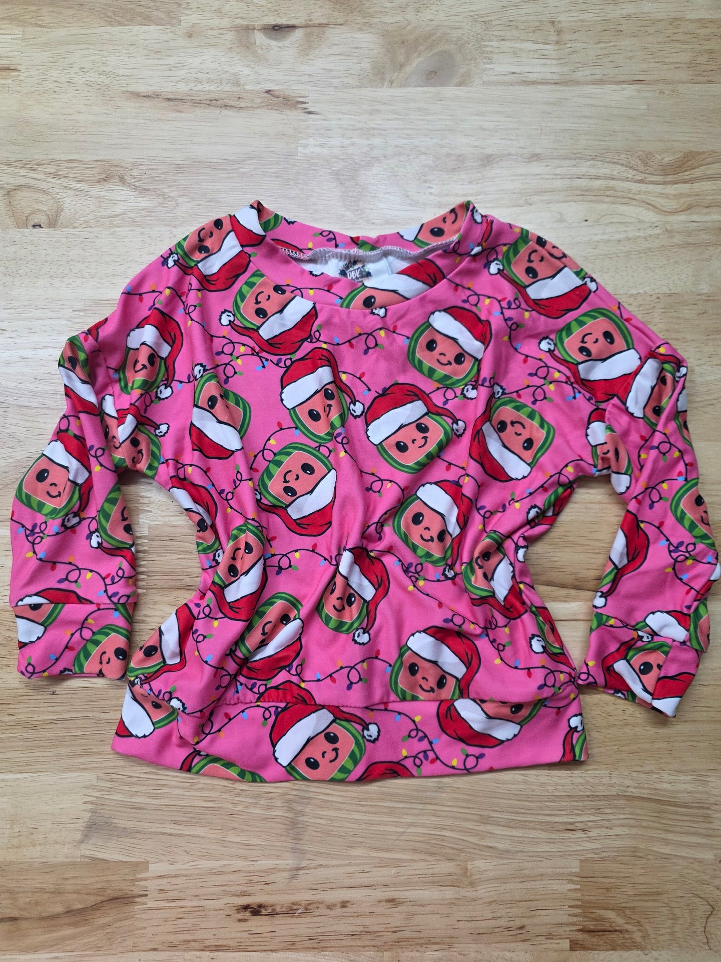 9/12 Christmas Lounge Top VINTAGE OG DBK