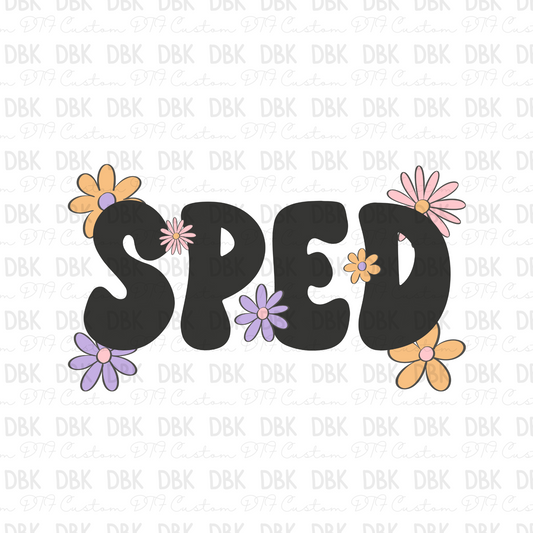 SPED DTF transfer A37