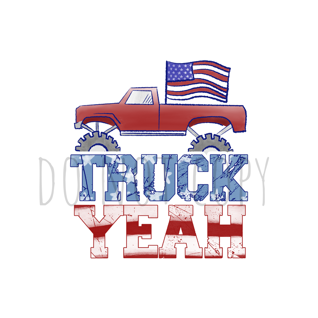 Truck Yeah DTF transfer R9