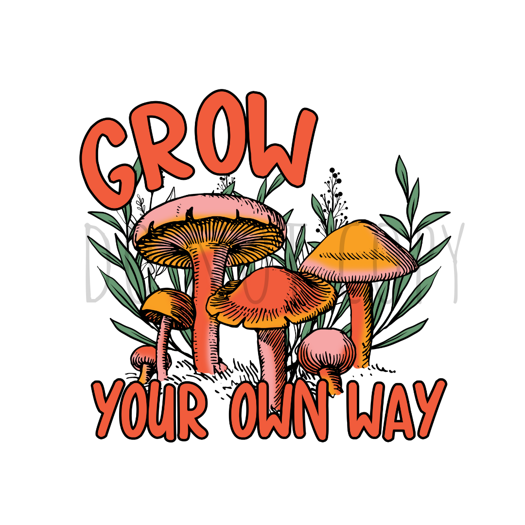 Grow your own way DTF transfer