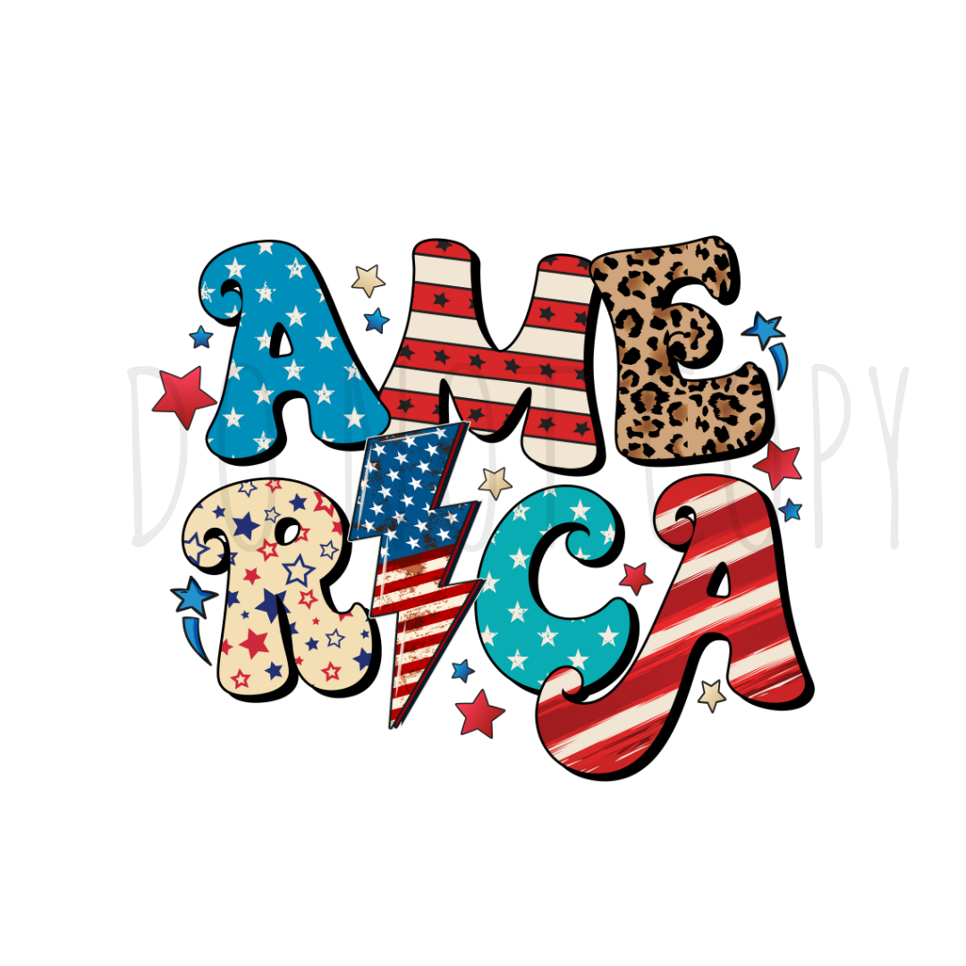 AMERICA DTF transfer R3