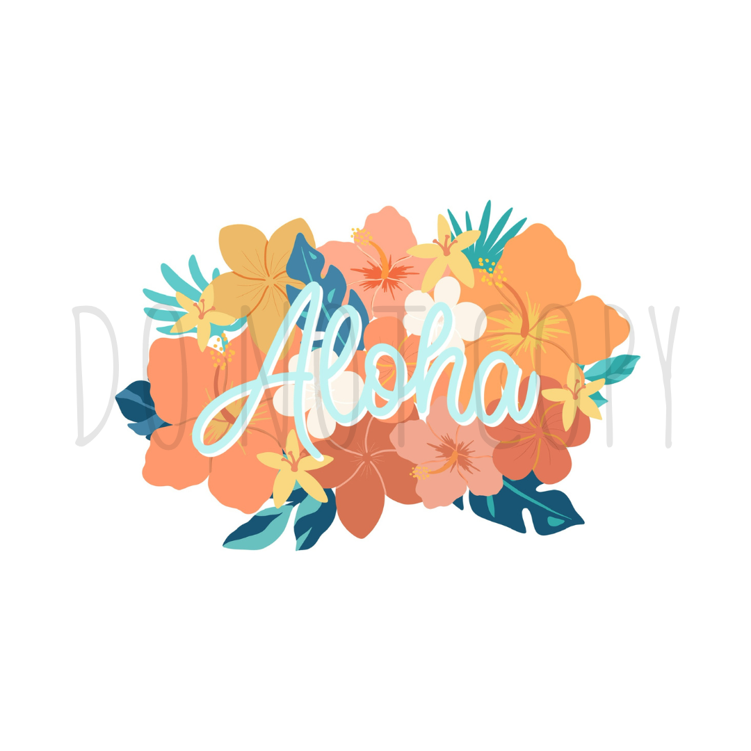 Aloha DTF transfer S38