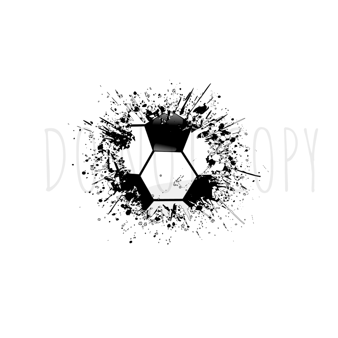 Soccer Ball DTF transfer C18