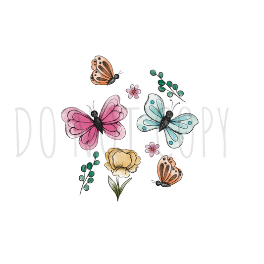 Spring Garden DTF Transfer