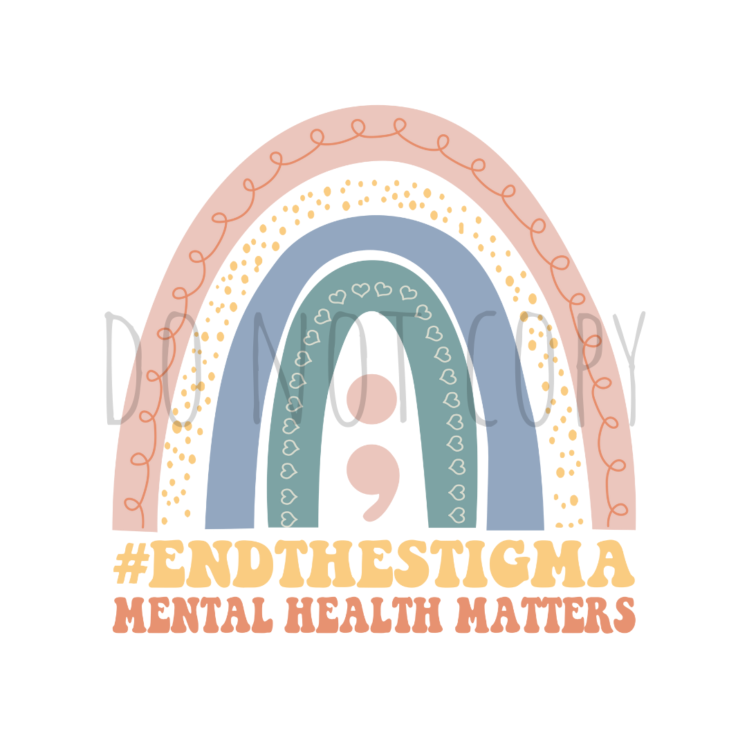 Mental Health Matters DTF transfer