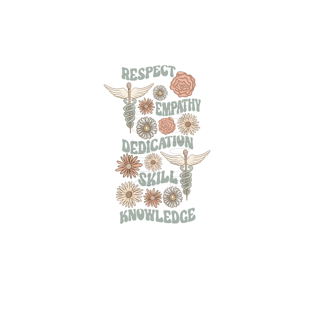 Medical field description DTF transfer