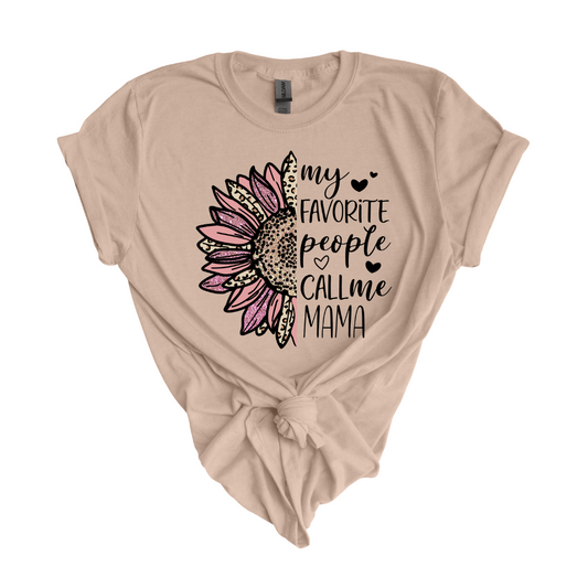 Pink Sunflower Momma DTF Transfer N175