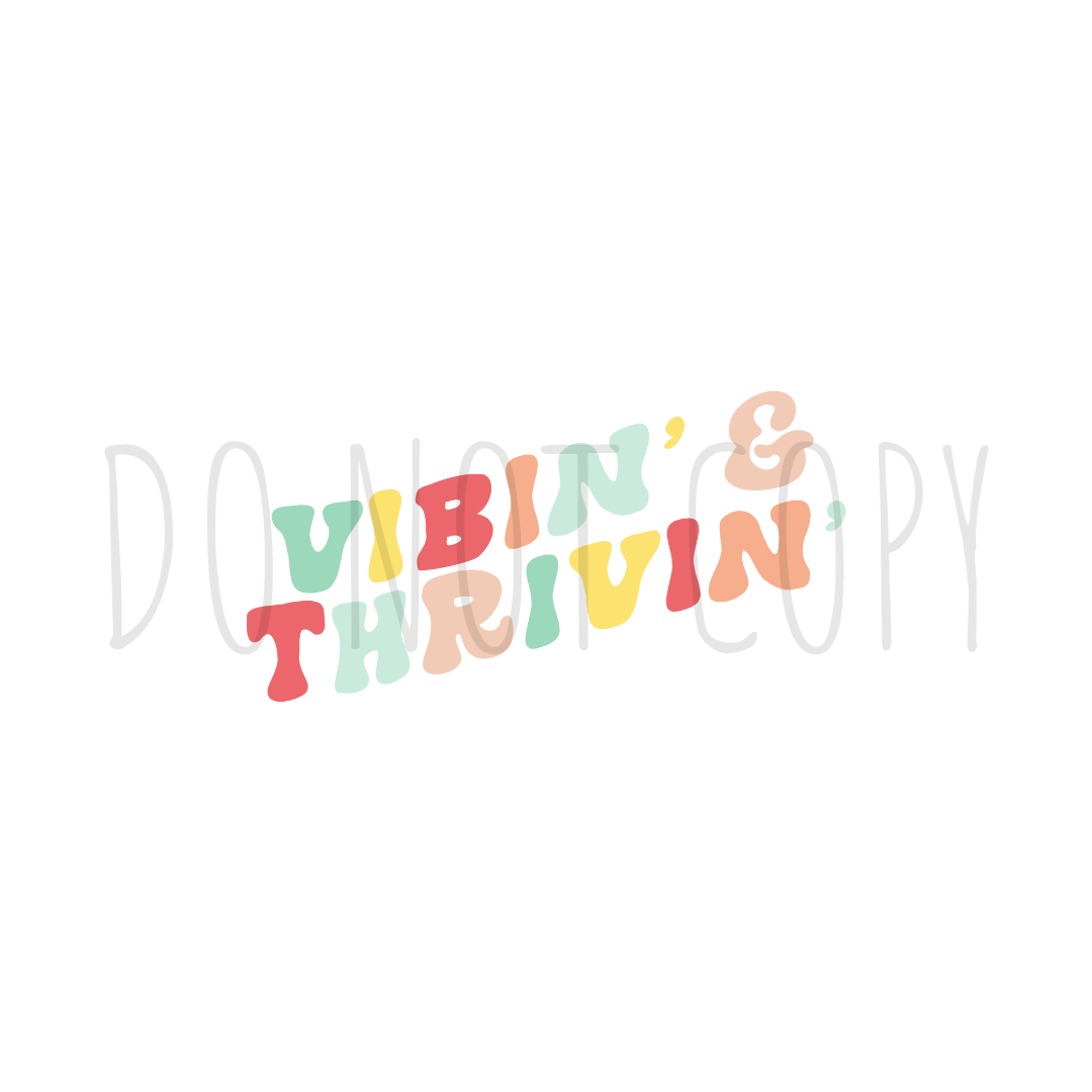 Vibin' & Thrivin' DTF transfer