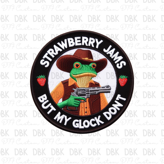Strawberry Jams but my glock dont DTF transfer B17