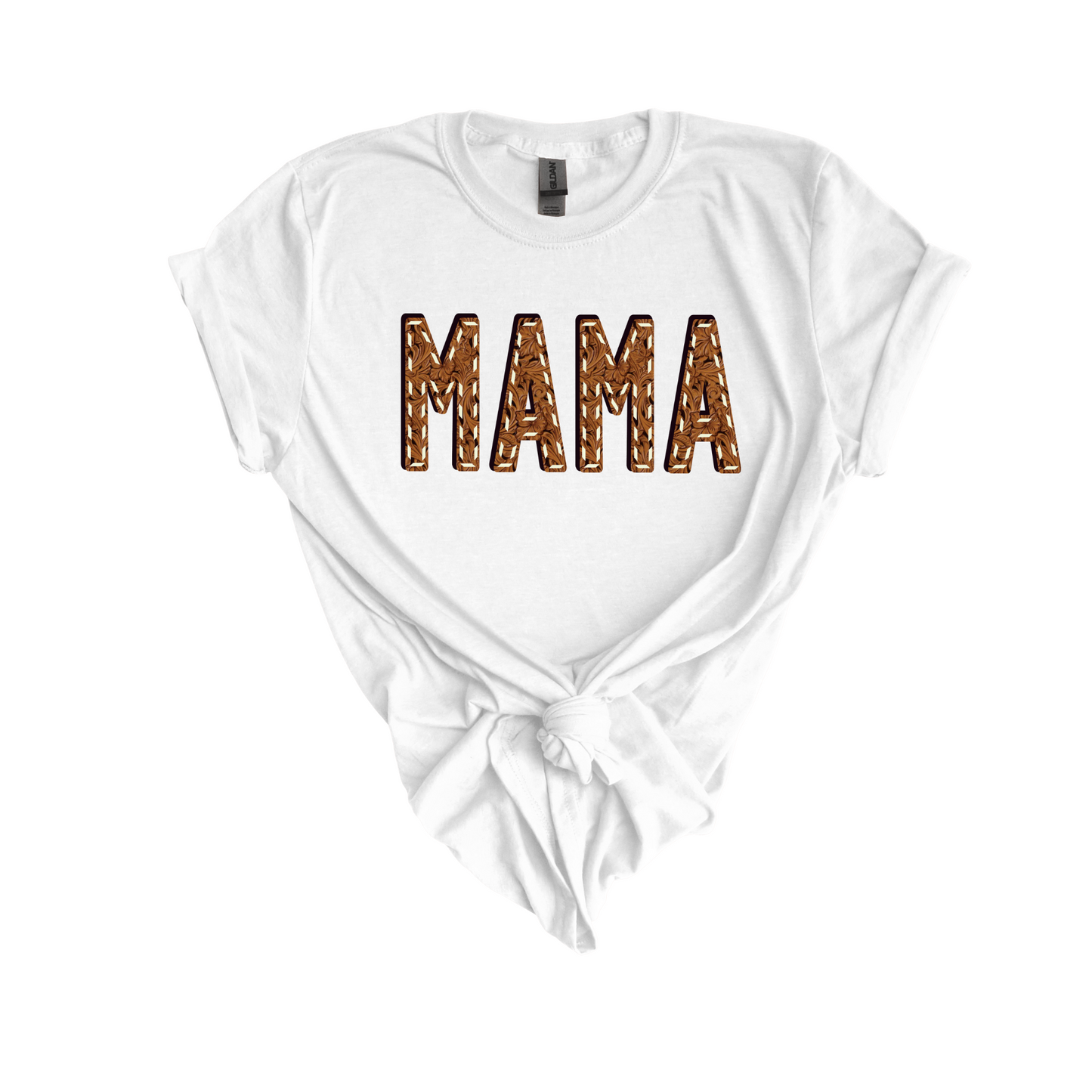 Mama leather DTF transfer N103