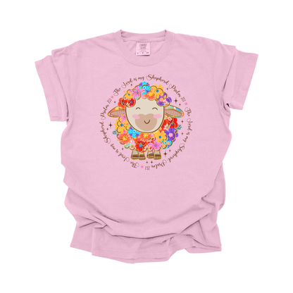 Floral Sheep DTF Transfer W60