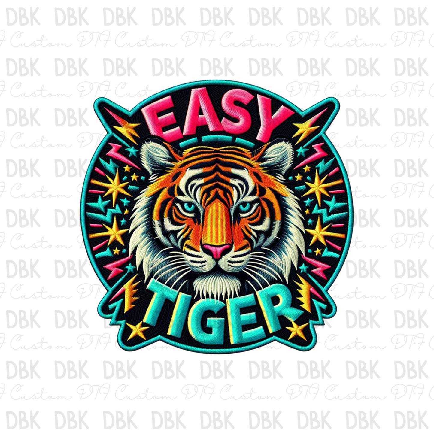 Easy Tiger DTF transfer B15