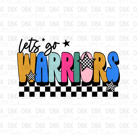 Warriors DTF Transfer