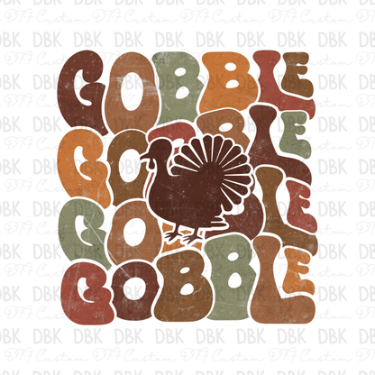 Gobble Gobble DTF Transfer