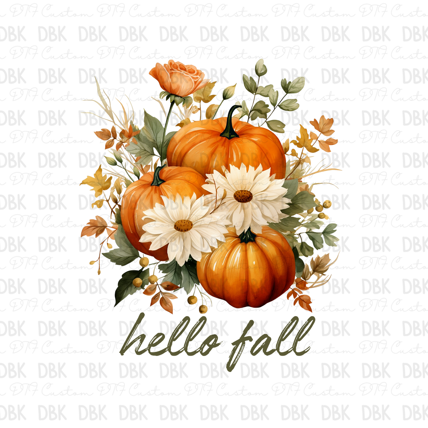 Hello Fall DTF Transfer F102