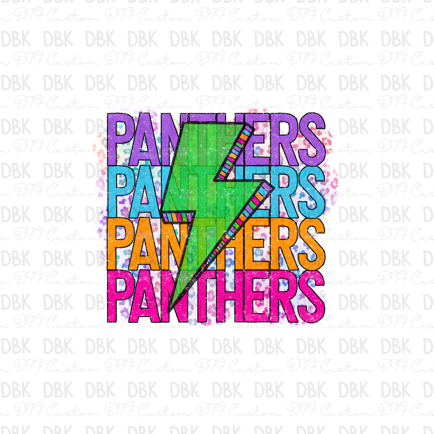 Panthers DTF Transfer