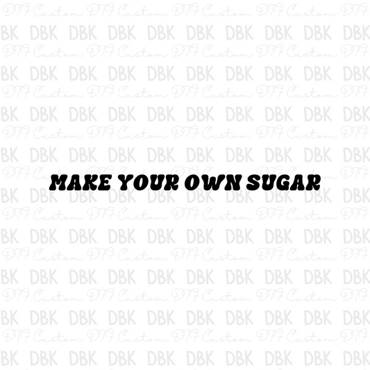 Make your own sugar DTF Transfer I97