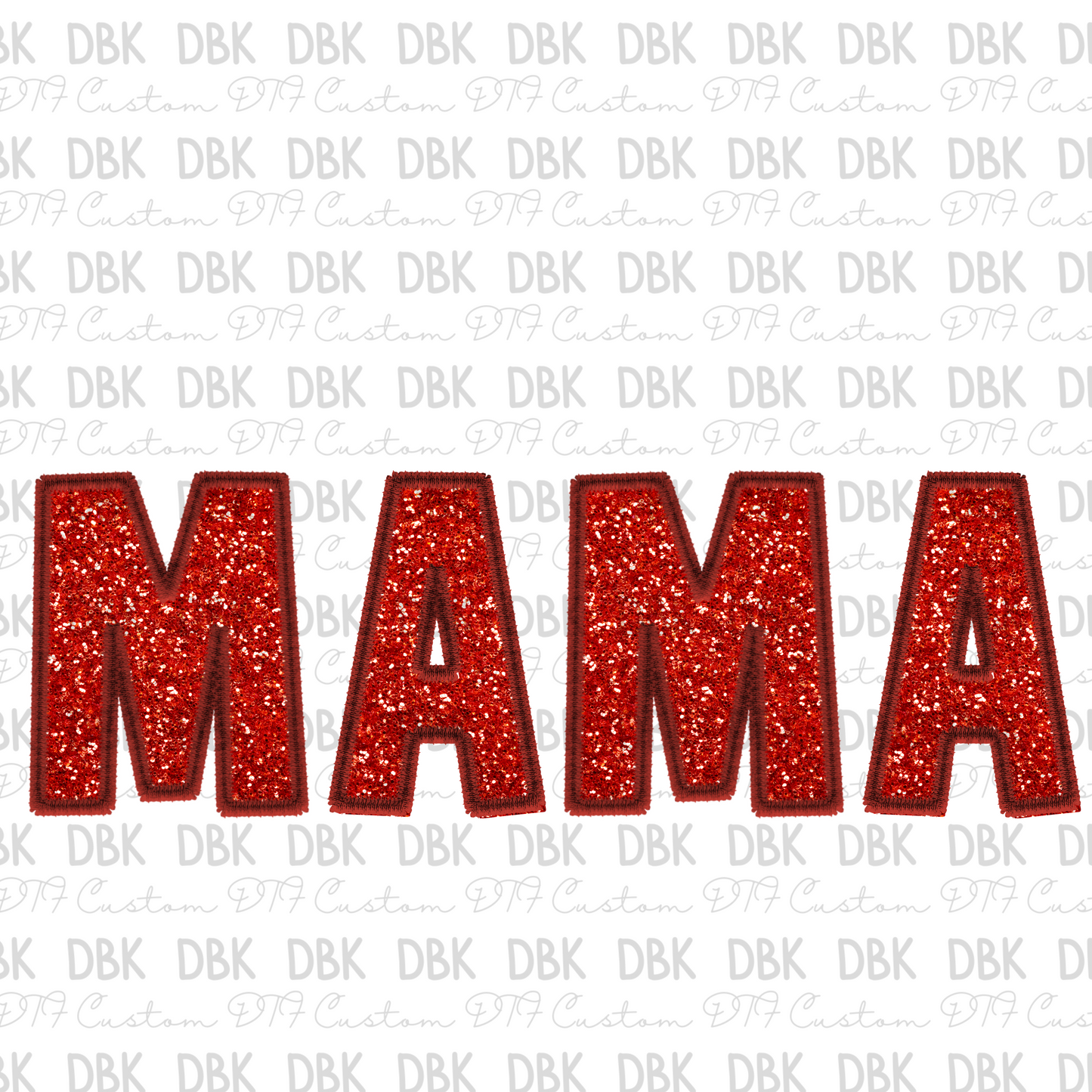 MAMA RED DTF transfer N134