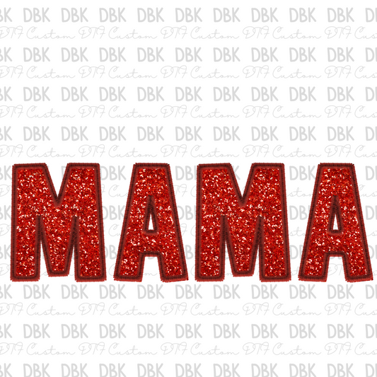 MAMA RED DTF transfer