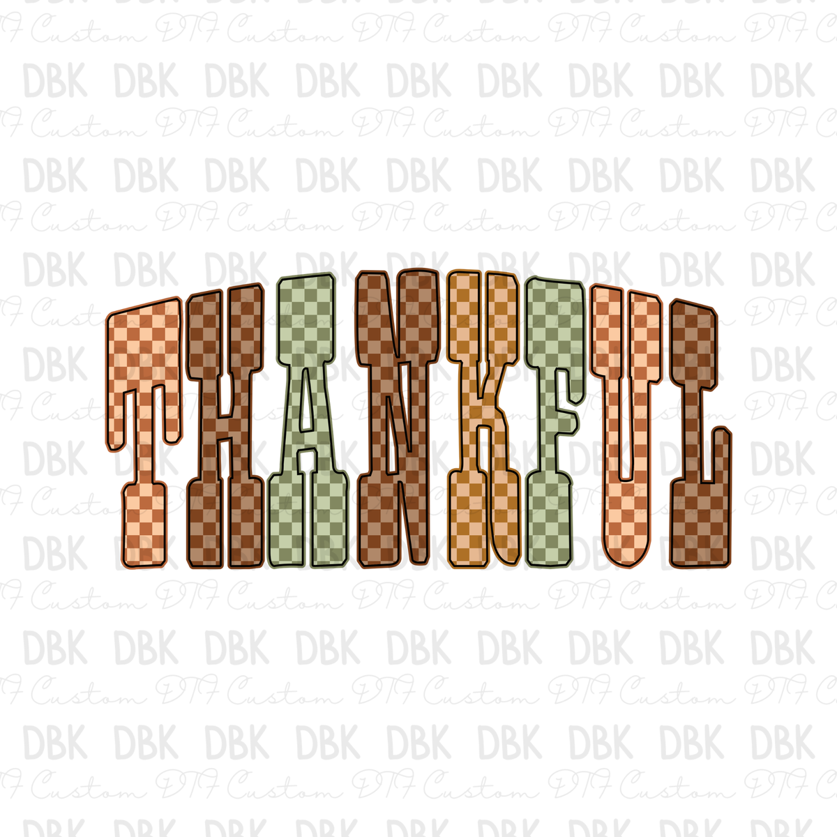 Thankful DTF Transfer