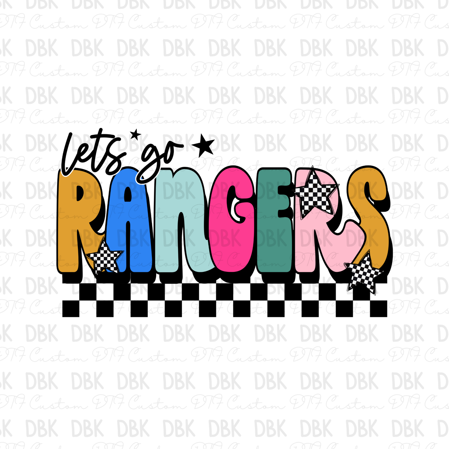 Rangers DTF Transfer