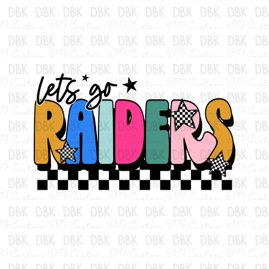 Raiders DTF Transfer