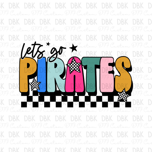 Pirates DTF Transfer