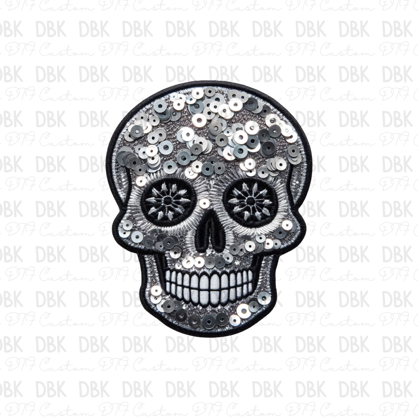 Skull DTF transfer B365