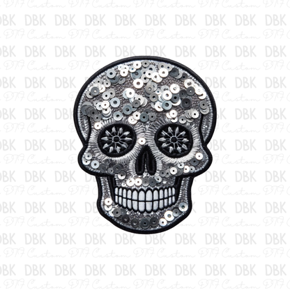 Skull DTF transfer B365