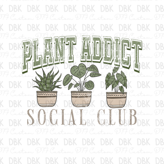 Plant Addict DTF transfer