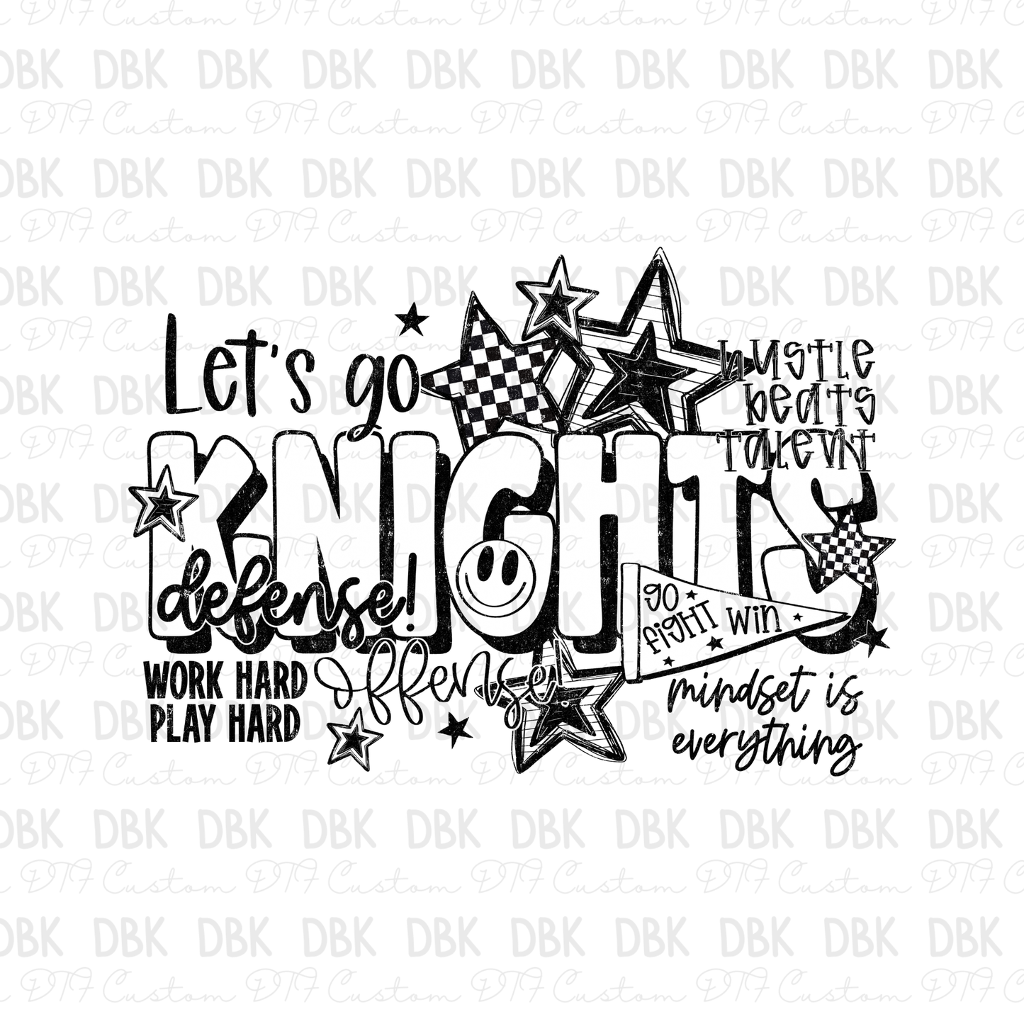 Knights DTF Transfer