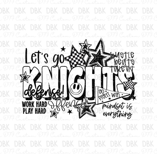 Knights DTF Transfer
