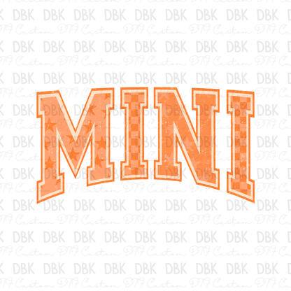 Mini DTF Transfer ORANGE