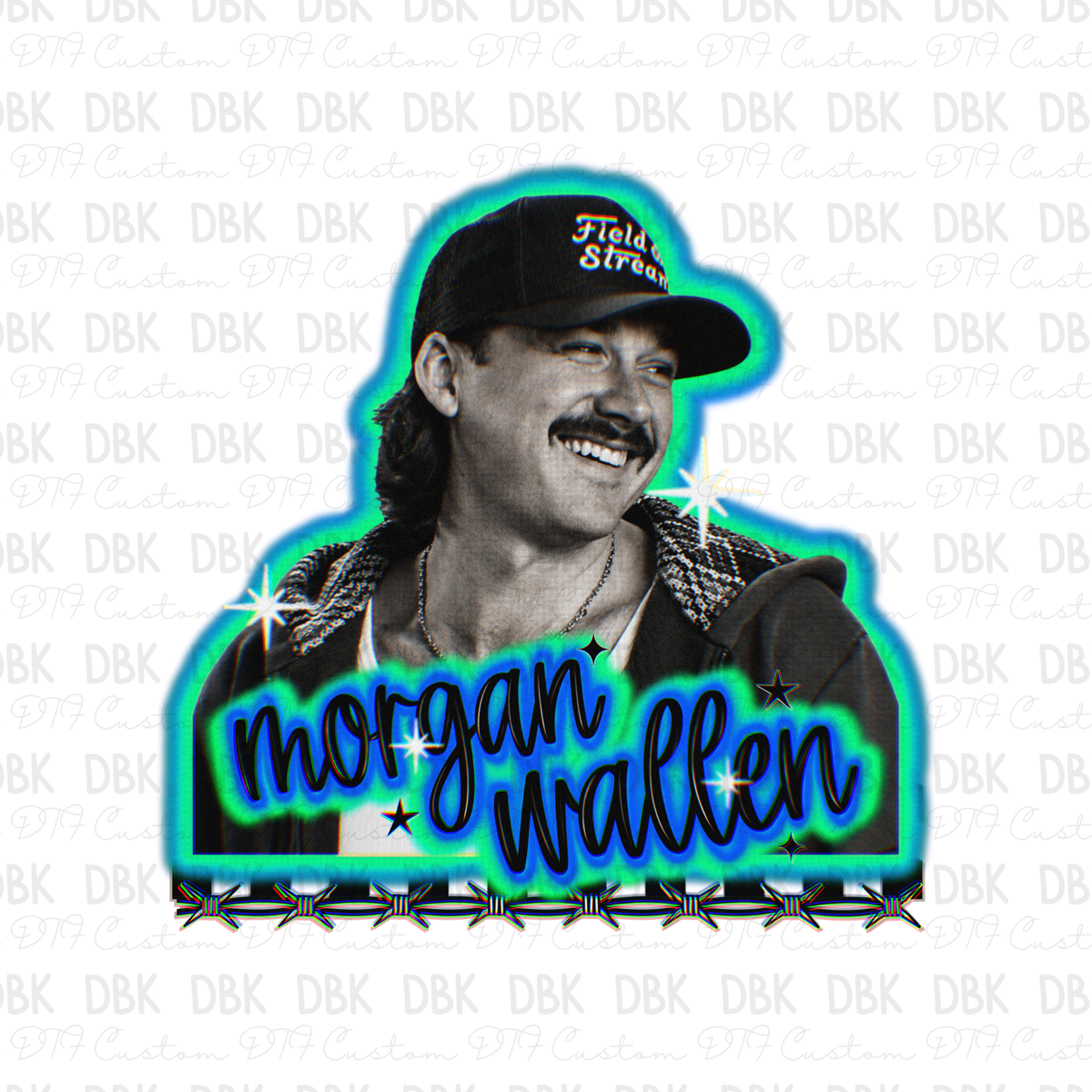 Airbrushed DTF Transfer #11