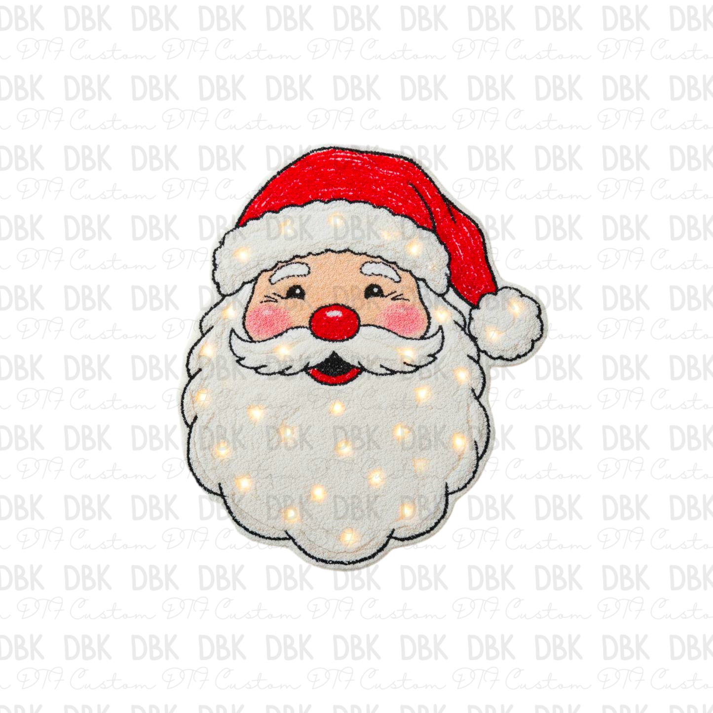 Santa Lights DTF Transfer