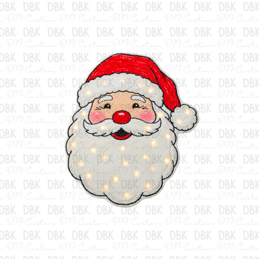 Santa Lights DTF Transfer