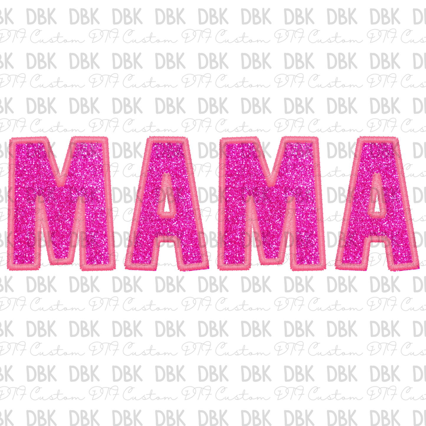 MAMA BARBIE PINK DTF transfer