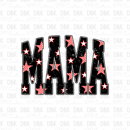 Mama stars DTF Transfer