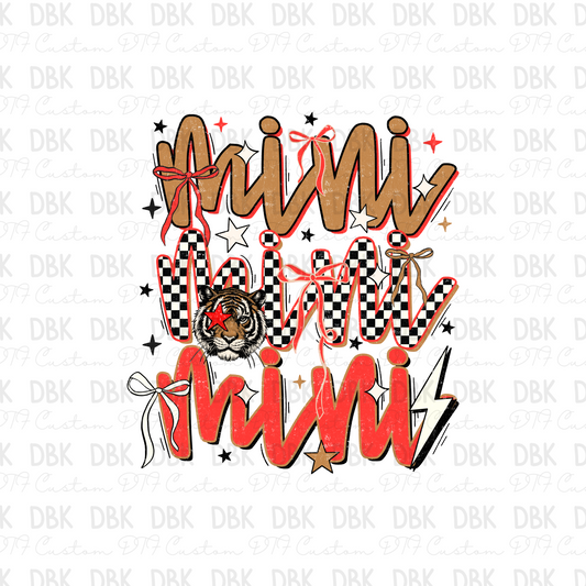 Mini with bows DTF Transfer